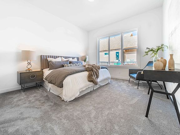 A photo of the owner s suite of the Monaco 28 showhome by Brookfield Residential