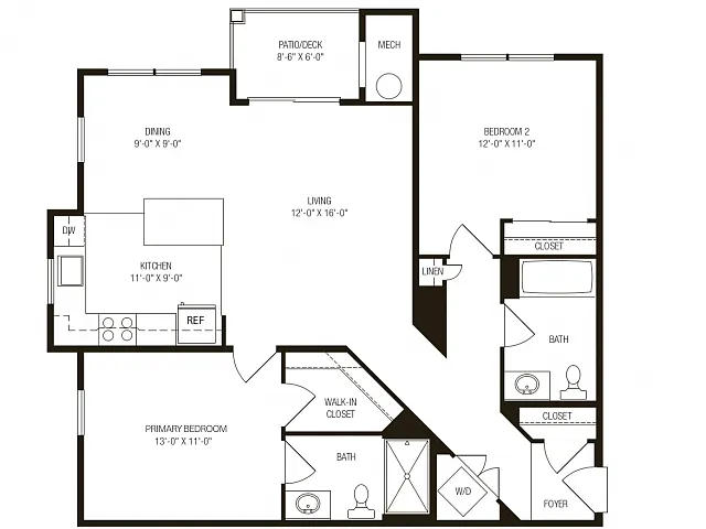 Floor plan Bayberry