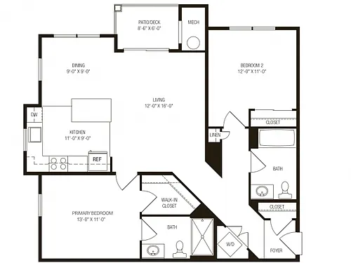 Floor plan Bayberry