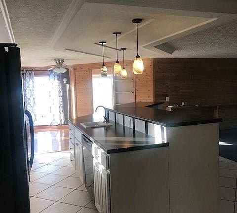 Kitchen view as you walk in the back door