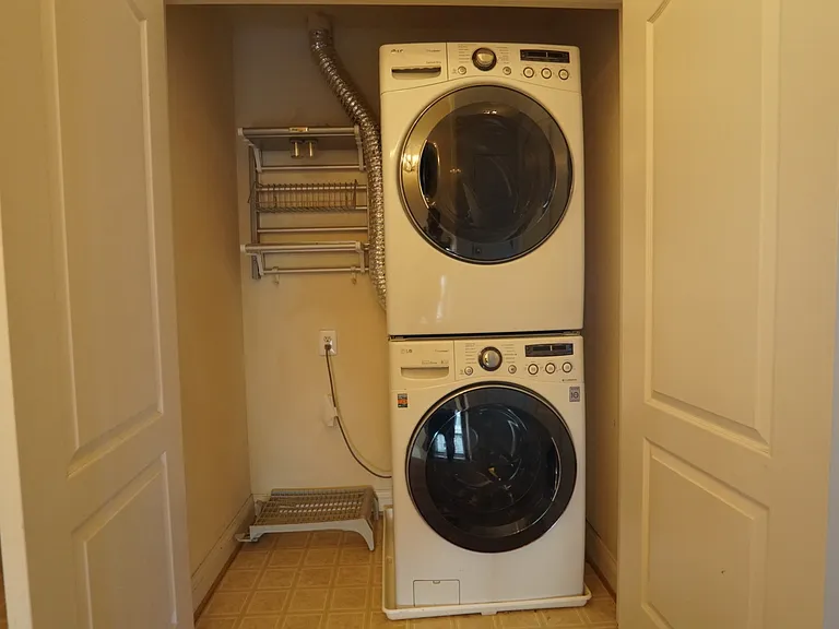 Laundry room with storage