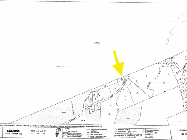 Map 001-26 Off Cushing Road, Cushing, ME 04563