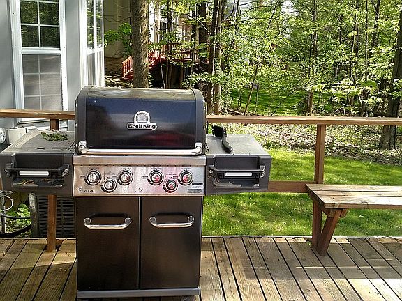Grill on the deck