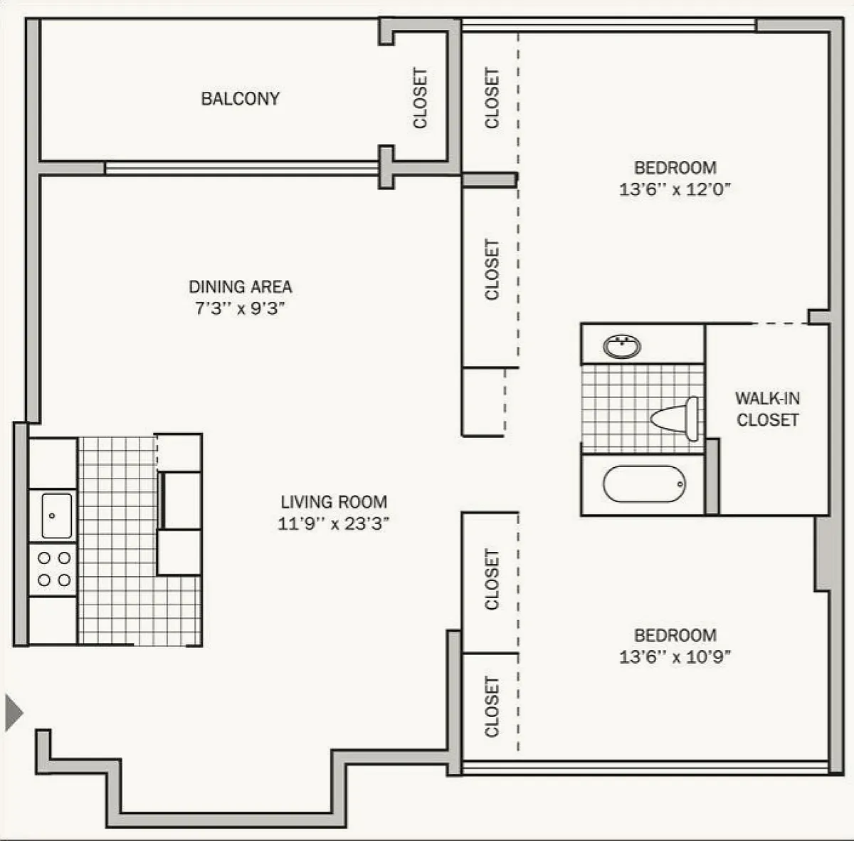 Floor plan The Lackawanna A