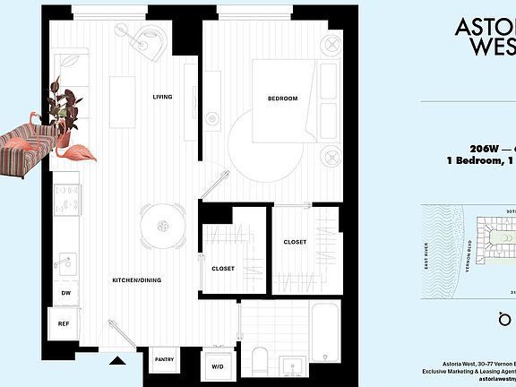2nd image of 30-77 Vernon Blvd #206W