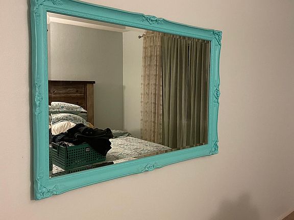 Mirror in master bedroom