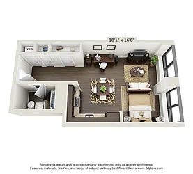 Rented by UDR