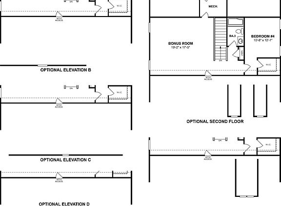 Vernon Second Floor Options