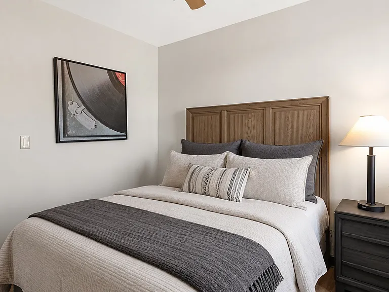 Fresh, neutral, spacious bedrooms with tons of natural light