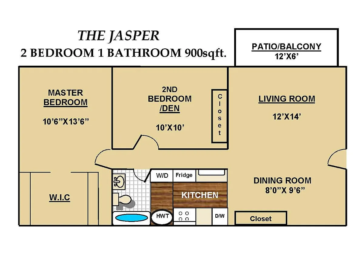 Floor plan Jasper