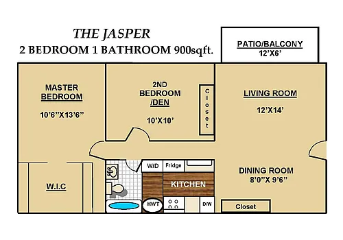 Floor plan Topaz