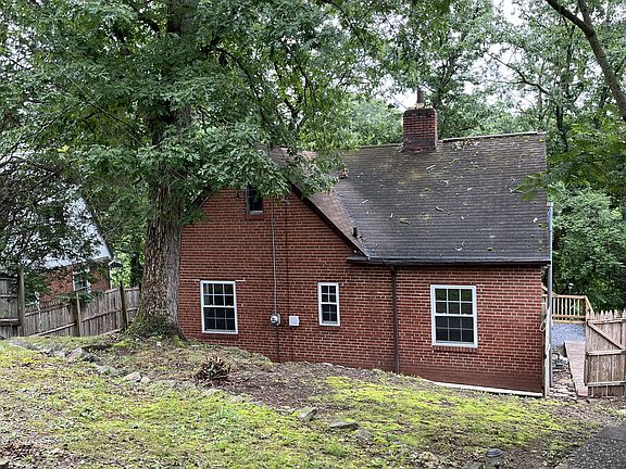 View from garage, coming in from street.