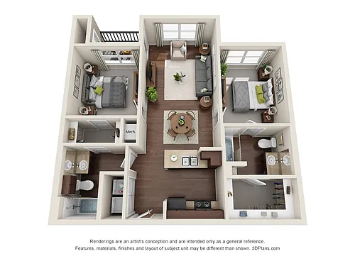 Floor plan Boulders