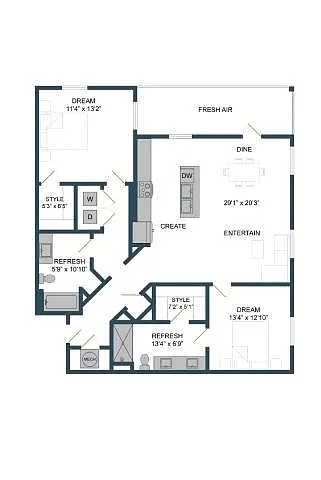 Floor plan B6