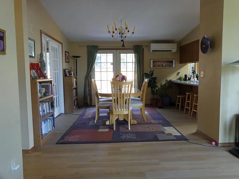 Dining room view from entry door