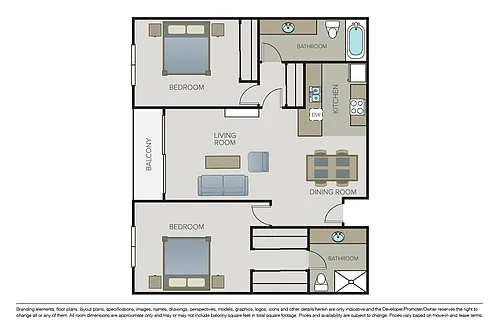 Floor plan Plan 2B