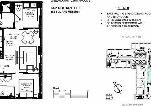 2nd image of 400 W 42nd St #23E