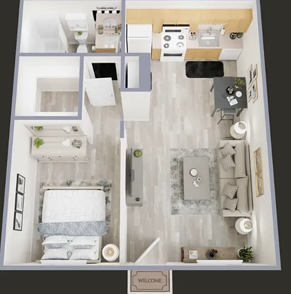 One Bedroom One Bath JR One Bedroom One Bath JR