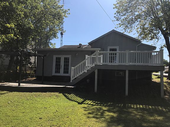 Back deck and patio