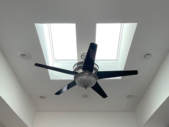 Large Fan and Skylights