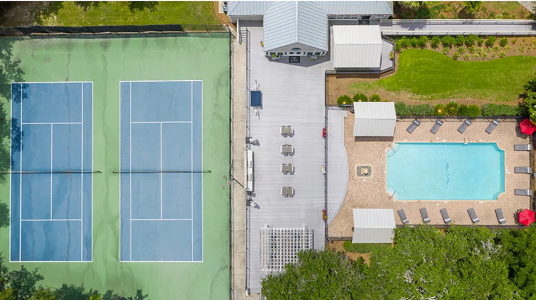 Tennis Court & Pool - Viera at Whitemarsh