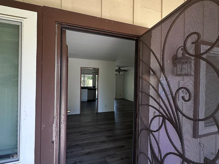 Entrance with security door