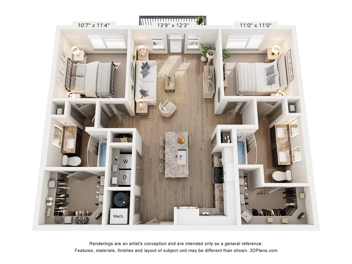 Floor plan B1