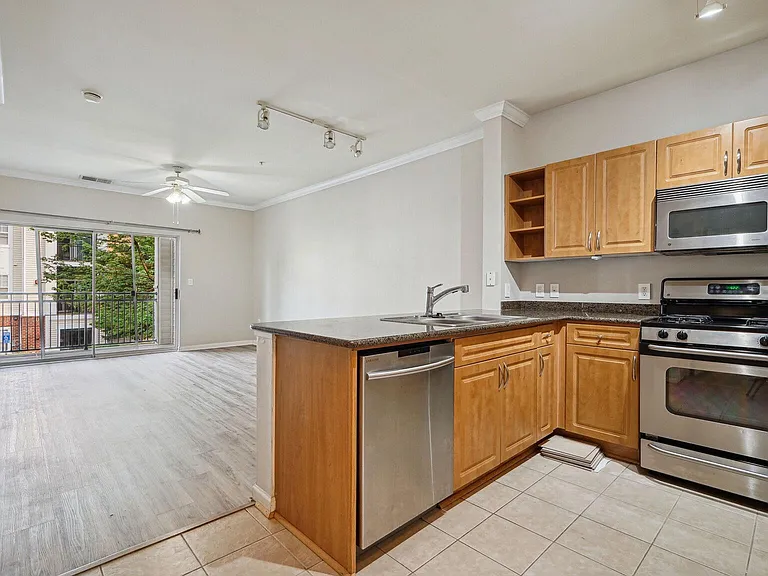 Kitchen and Living Room