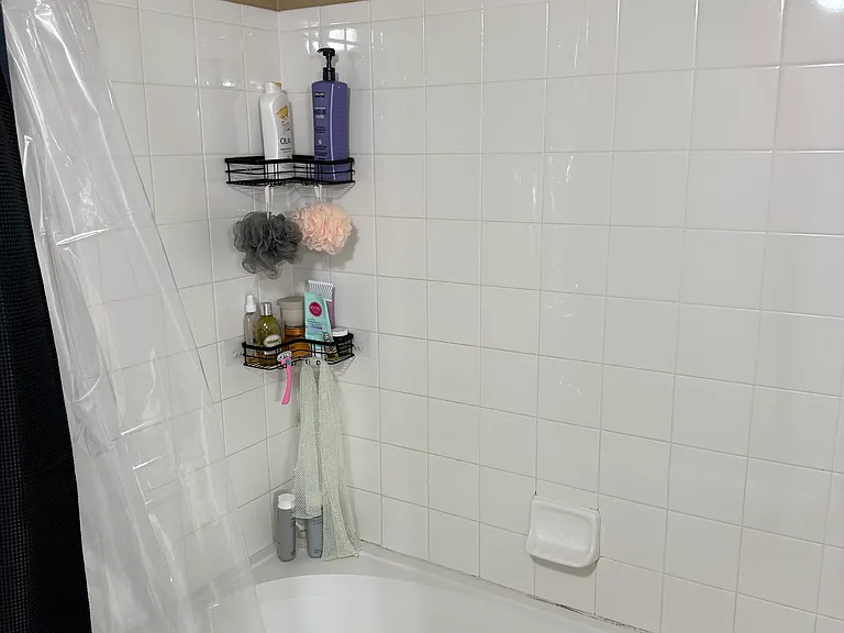 Very spacious tub perfect for baths!