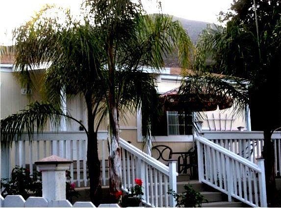 Palm Filled East Entrance