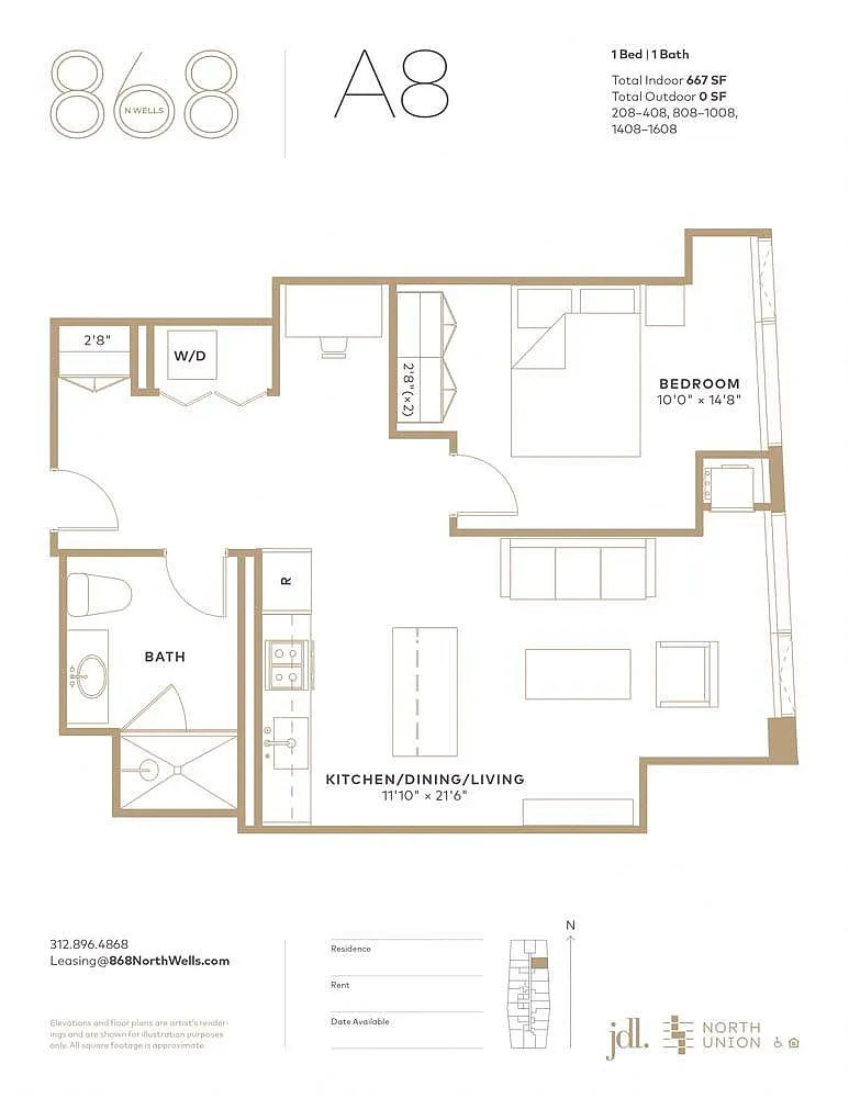 Floor plan A8