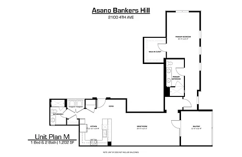 Floor plan Plan M