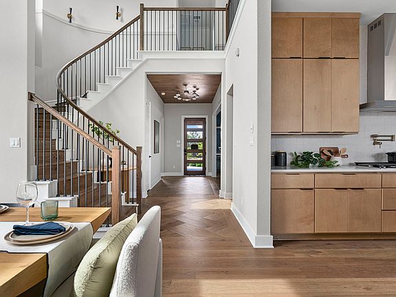 Open concept floor plan