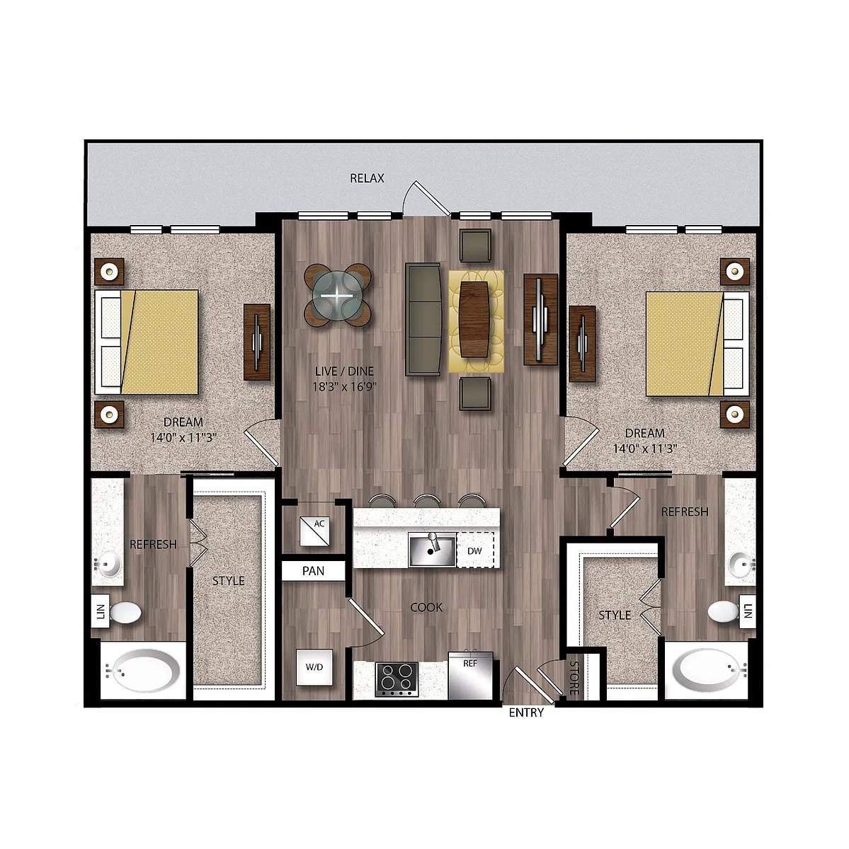 Floor plan PB7