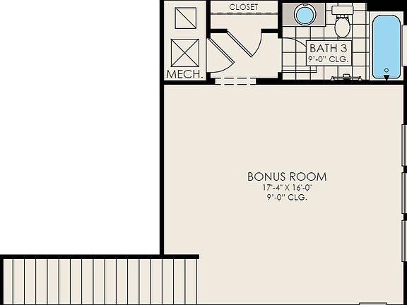 Ella II Elev A Floorplan 2