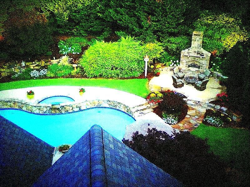 Pool from rooftop