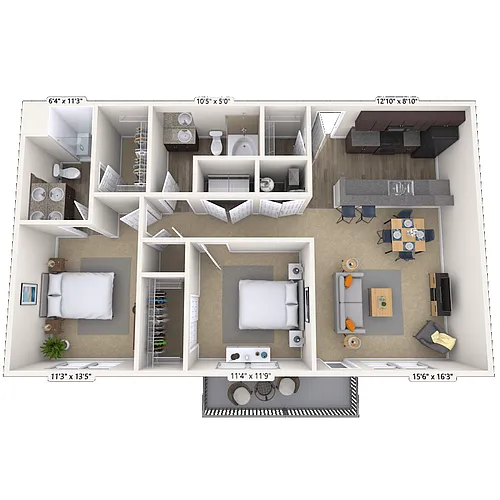 Floor plan Bluestem