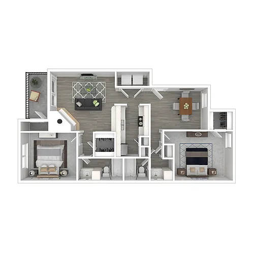 Floor plan B2 Upgrade