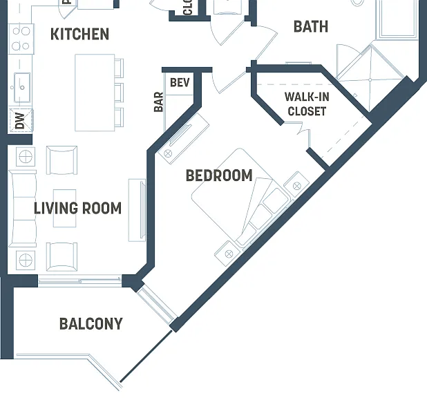 1bed 1bath 1bed 1bath