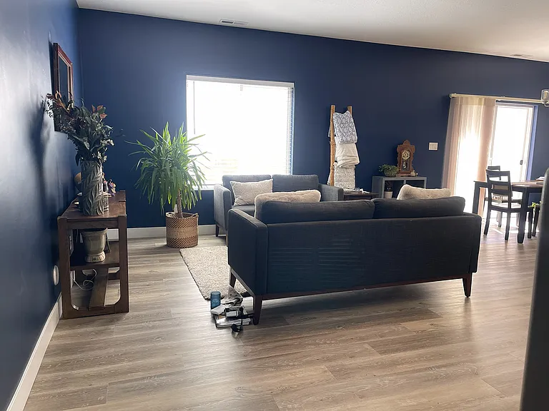 Spacious open living area