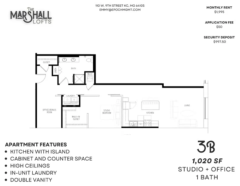 Floor plan 3B