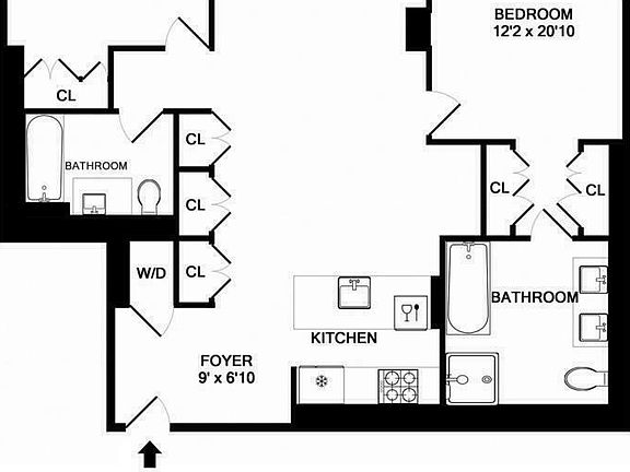 2nd image of 540 W 49th St #408S