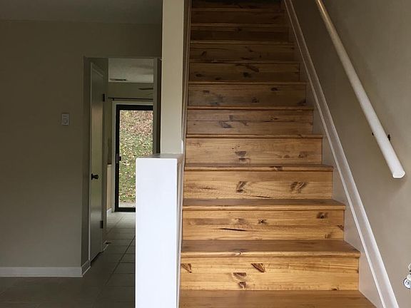 Stairs - stained wood