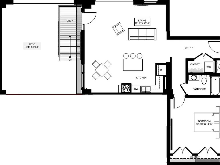 1 Bedroom - Unit 1125