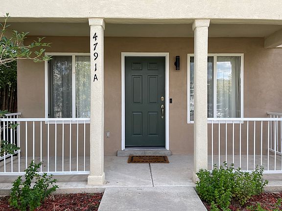 Front Porch with video door bell and smart porch light