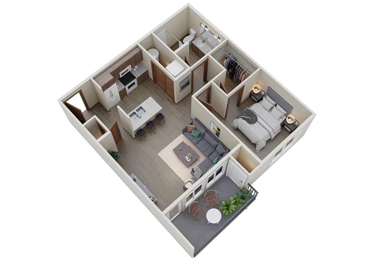 Floor plan 1- Bedroom