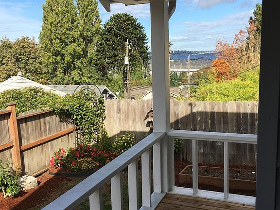 Front Porch with view of Elliott Bay