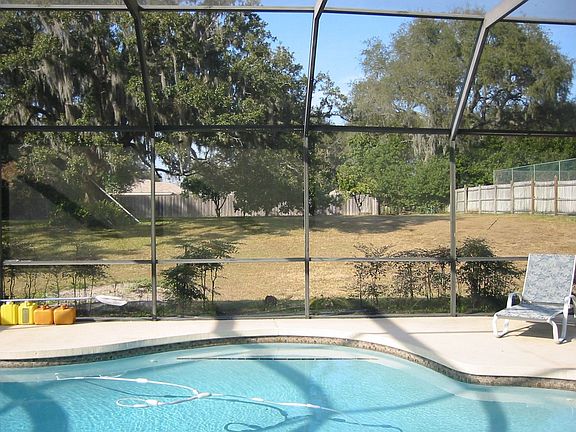 full fenced backyard