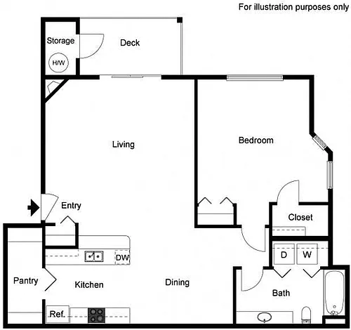 Floor plan Adams