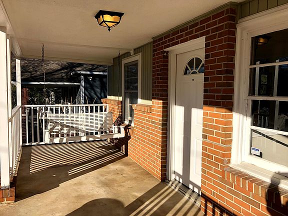 Front porch with swing